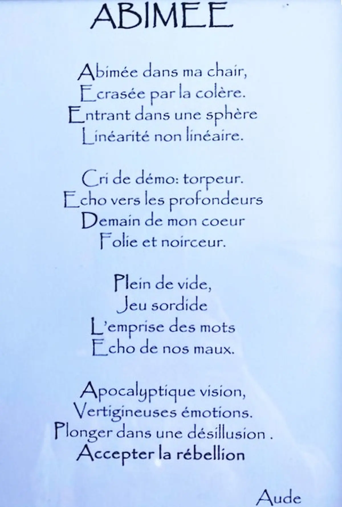 Exposition - Carine Rosello Et Aude - Emprise