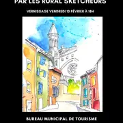 Exposition « Carnets de voyage » par les Rural Sketcheurs au bureau de tourisme