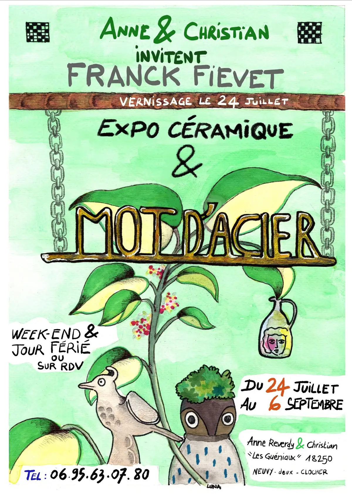 Exposition Céramique et Mot D'Acier