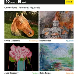 Exposition céramique, peinture et aquarelle