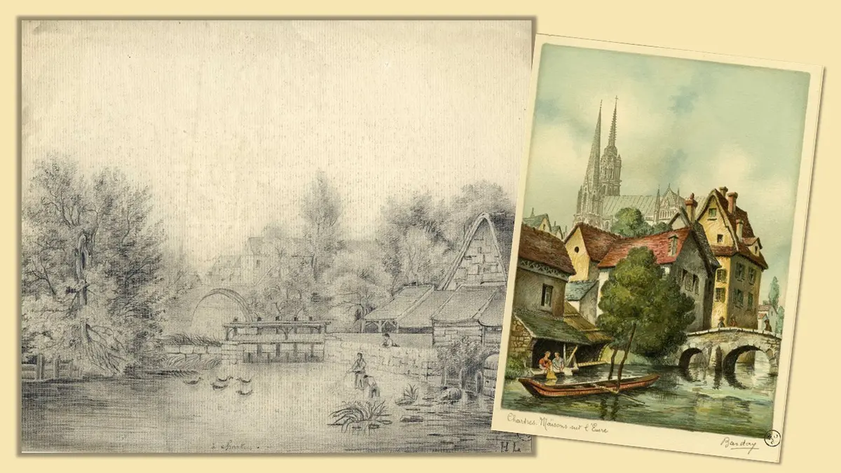 Exposition : Chartres au fil de l'Eure, ponts moulins et lavoirs