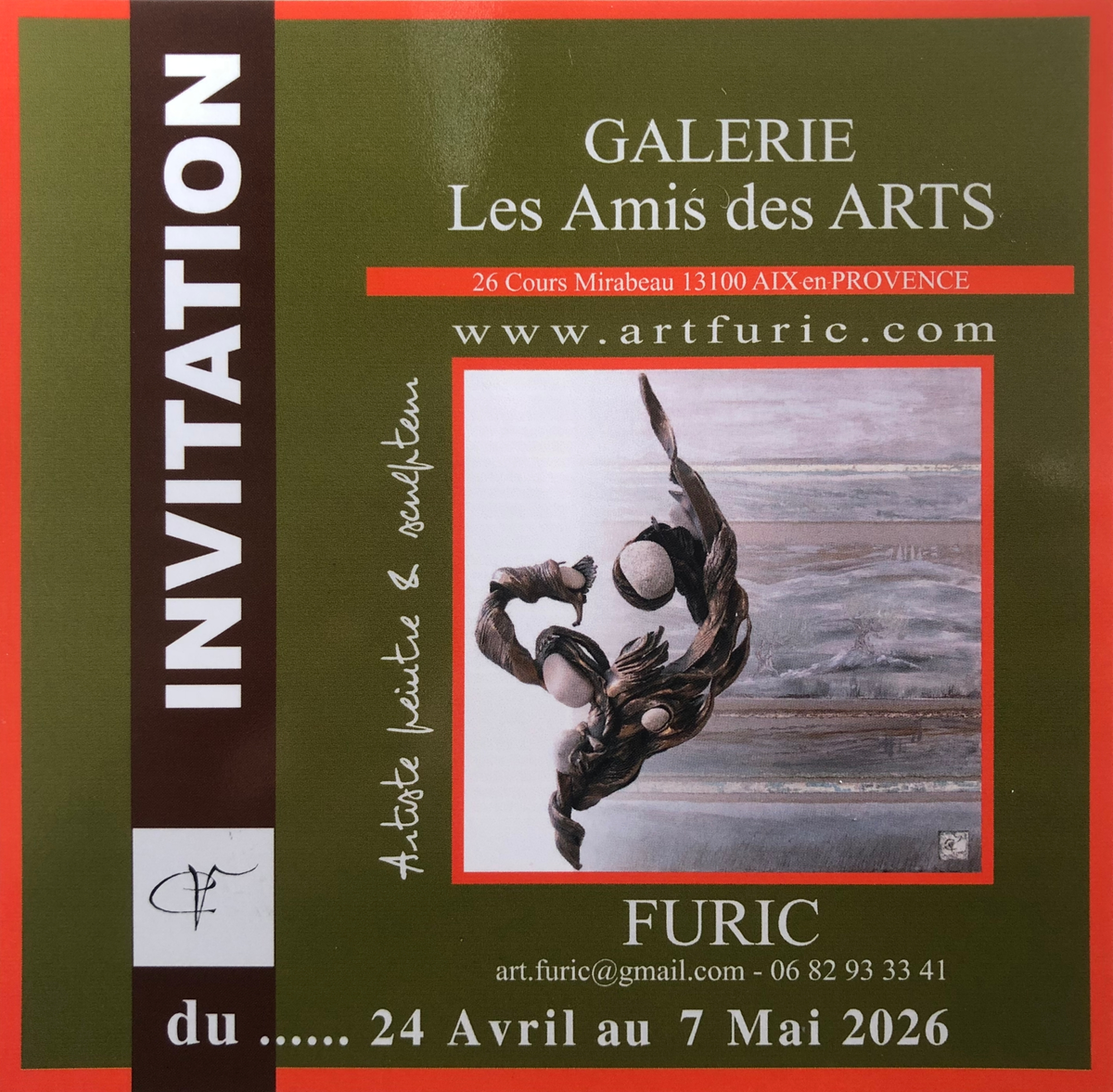 Exposition : Claire V FURIC, Peinture Sculpture