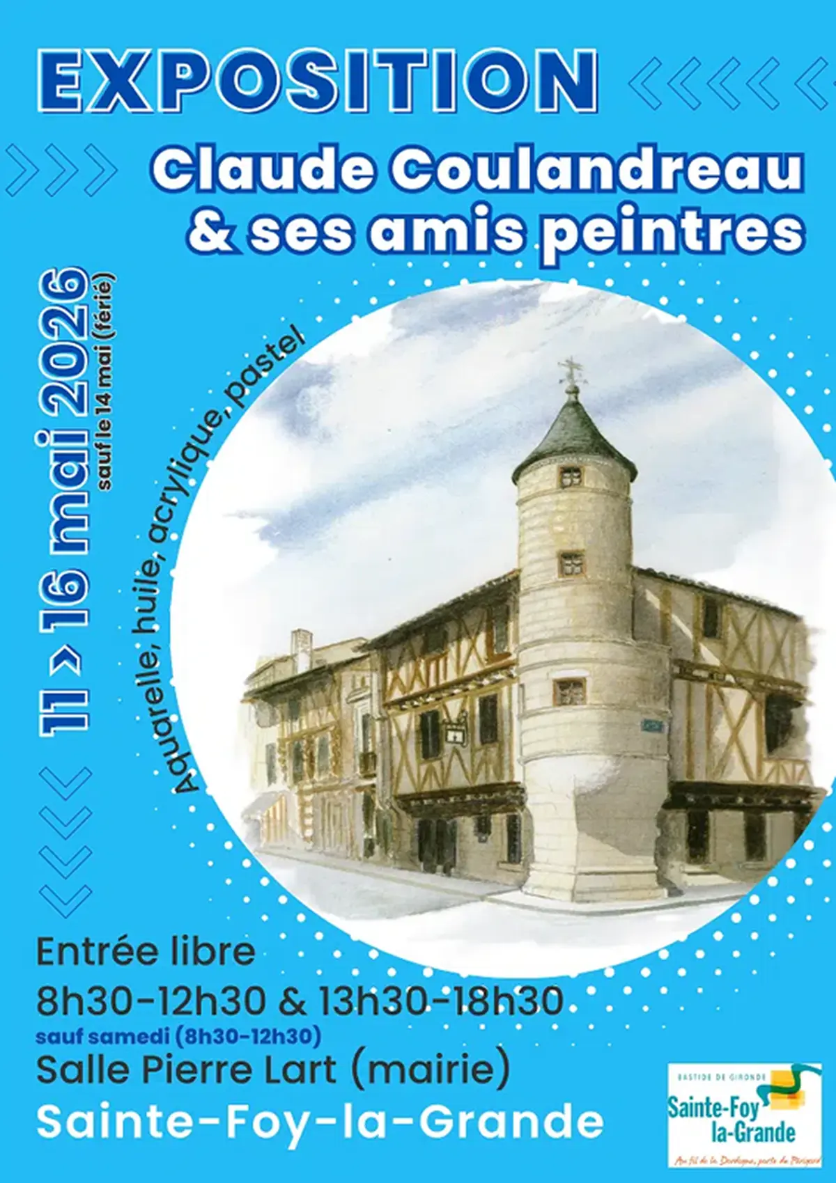 Exposition Claude Coulandreau & ses amis peintres.