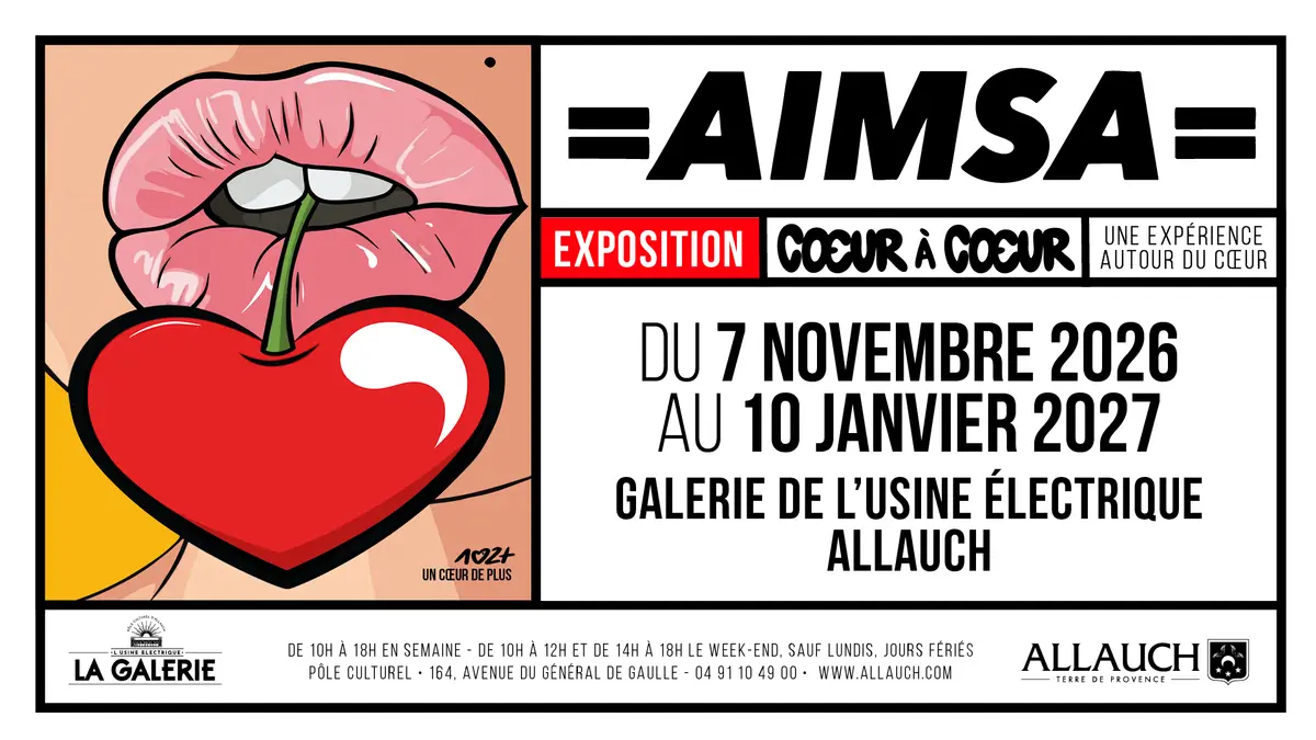 Exposition Coeur à Coeur de l'artiste AIMSA