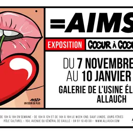 Exposition Coeur à Coeur de l'artiste AIMSA