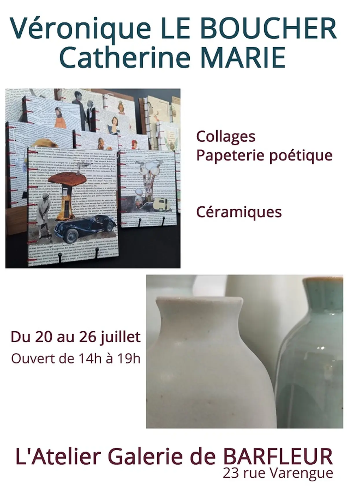 Exposition : Collage et papeteries poétiques