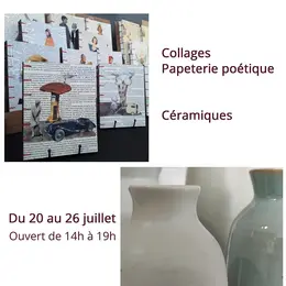 Exposition : Collage et papeteries poétiques