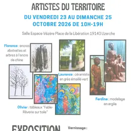 Exposition collective Artistes du territoire