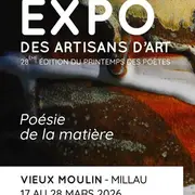 Exposition collective Métiers d'Art  hors les murs  Poésie de la matière - Vieux Moulin