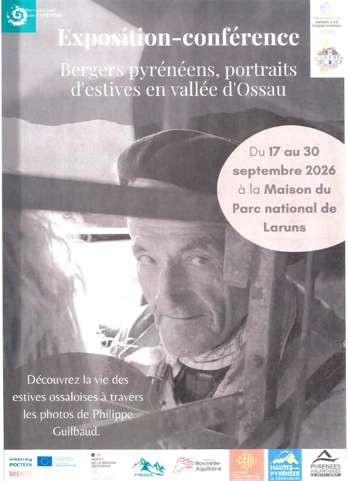 Exposition- conférence : Bergers Pyrénéens, portraits d'estives en Vallée d'Ossau