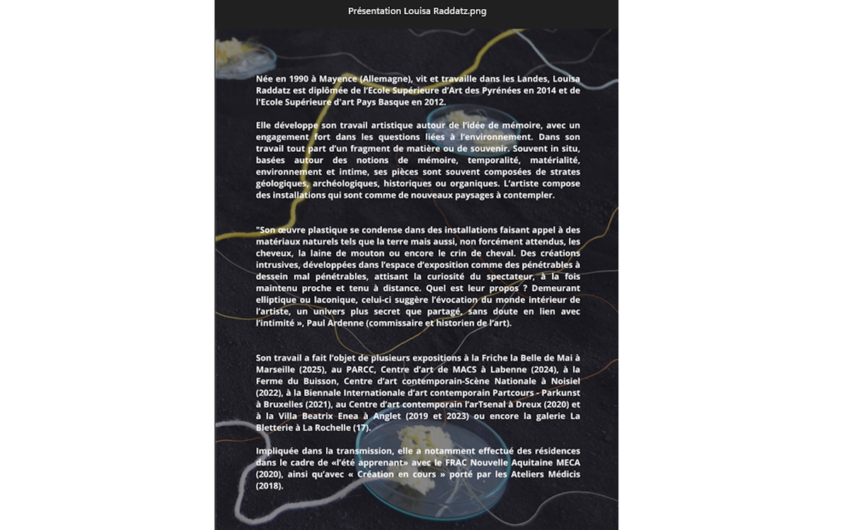 Exposition Constellations vertes