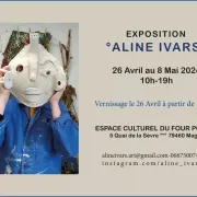 Exposition d\'Aline Ivars au Four-Pontet à Magné