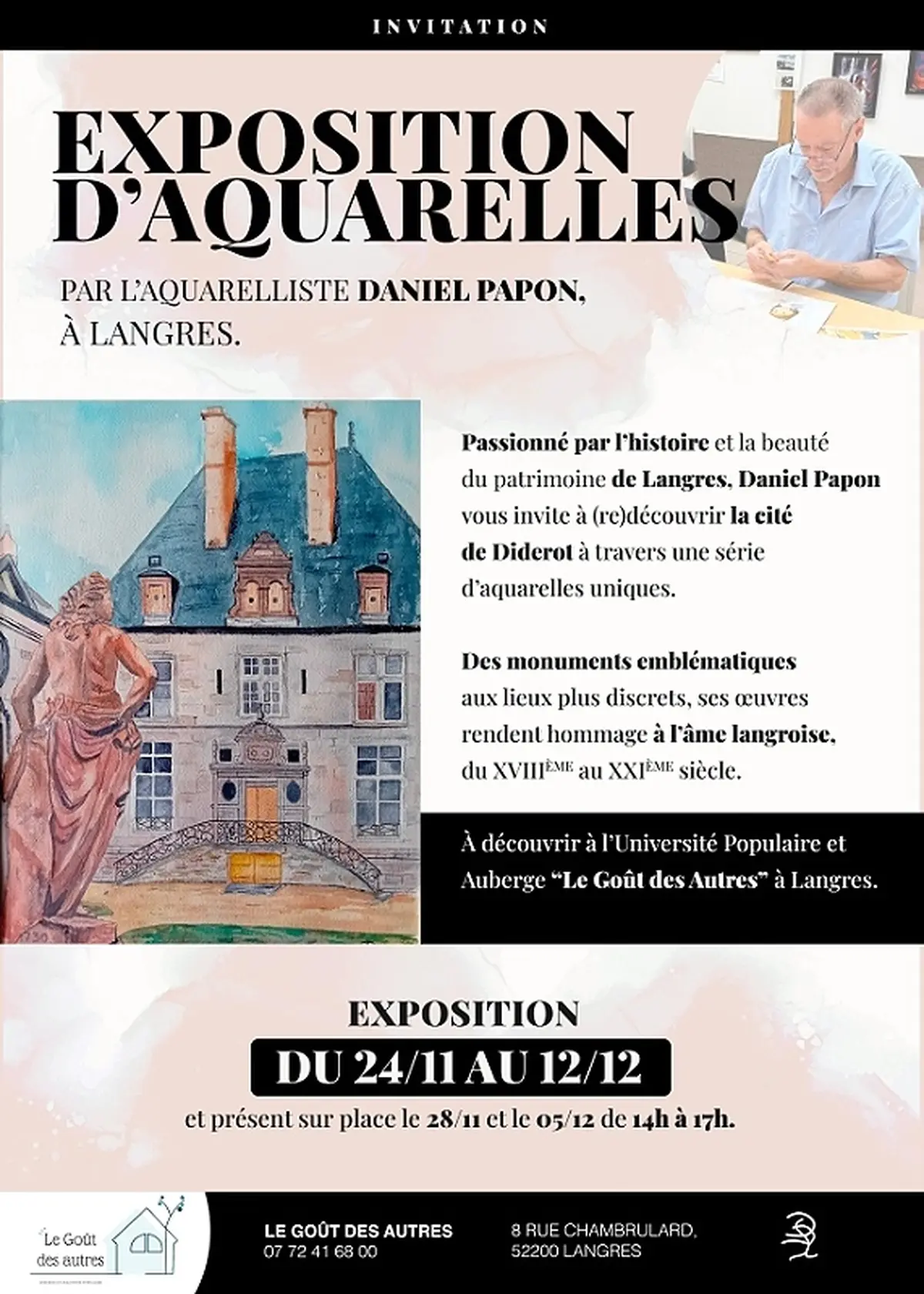 Exposition D'Aquarelles - Daniel Papon