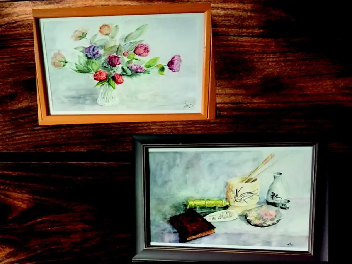 Exposition d'aquarelles de l'association La Vache qui Lit de Familly au Village Fromager - Livarot