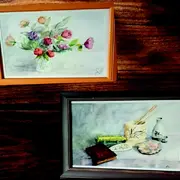 Exposition d'aquarelles de l'association La Vache qui Lit de Familly au Village Fromager - Livarot