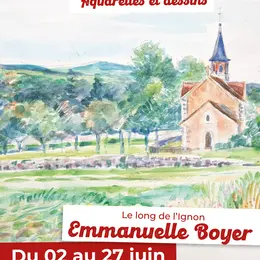Exposition d'aquarelles et dessins : Emmanuelle Boyer