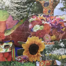 Exposition d'atelier collage
