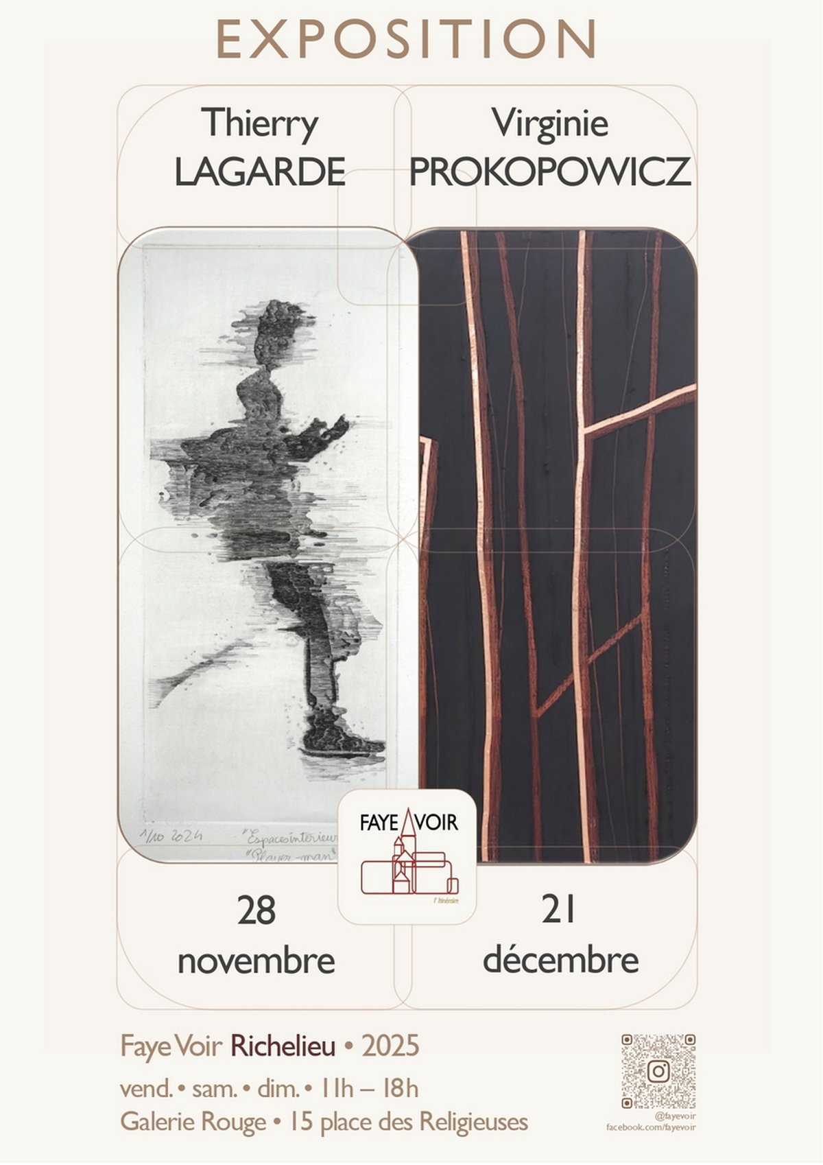 Exposition d'automne de Faye Voir : La Ligne et le Trait