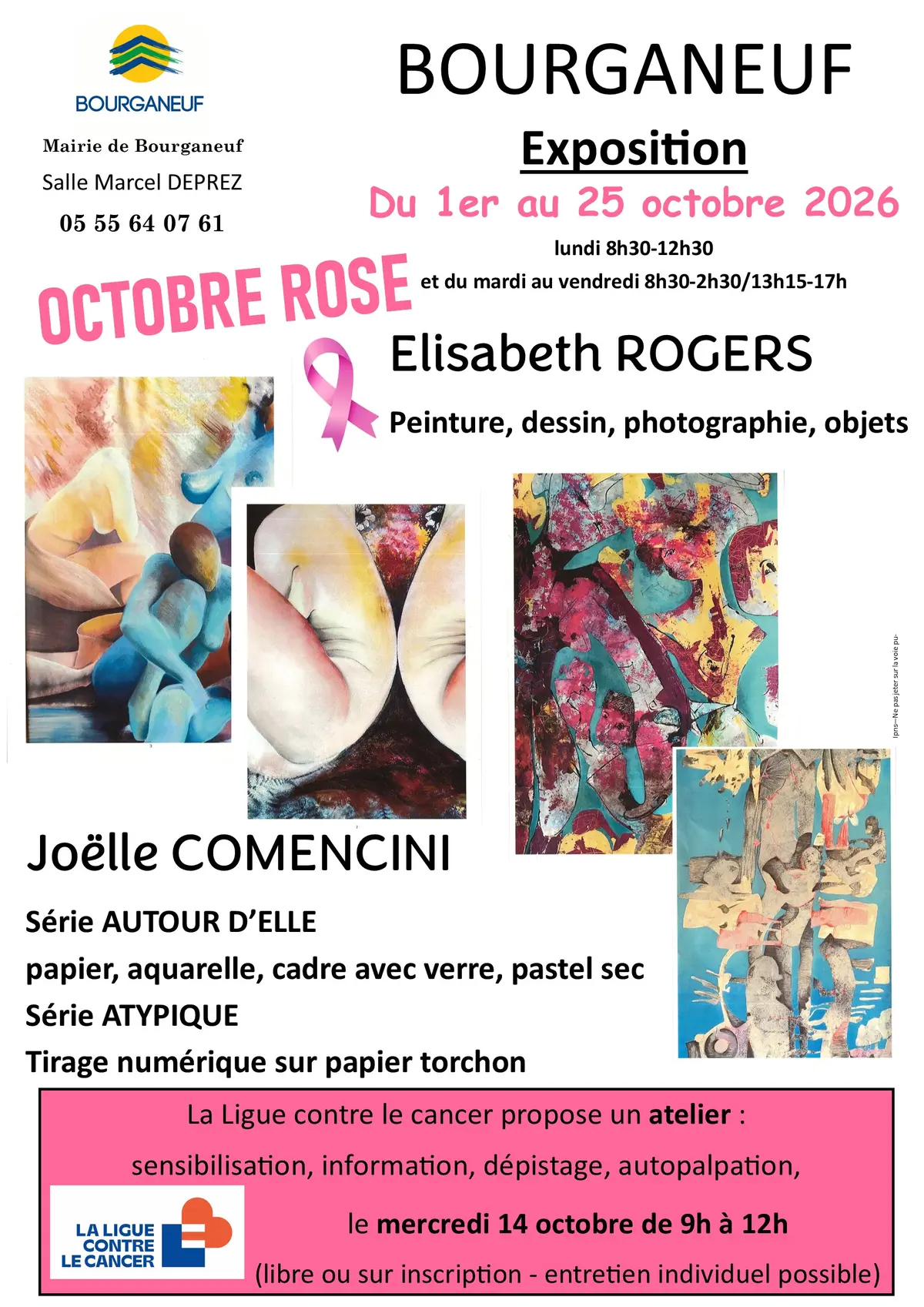 Exposition d'Elisabeth Rogers et Joëlle Comencini