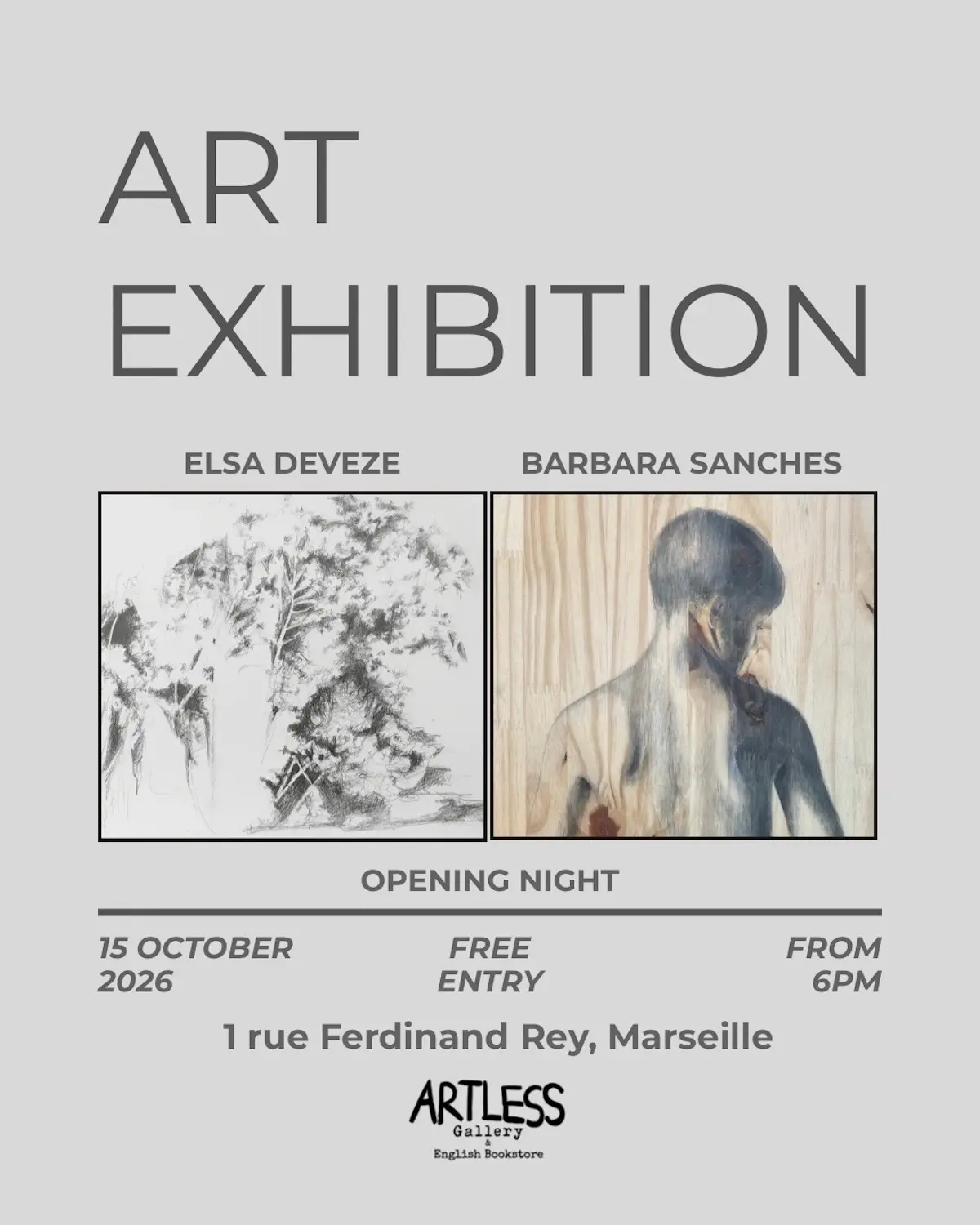 Exposition d’Elsa Devèze et Barbara Sanches