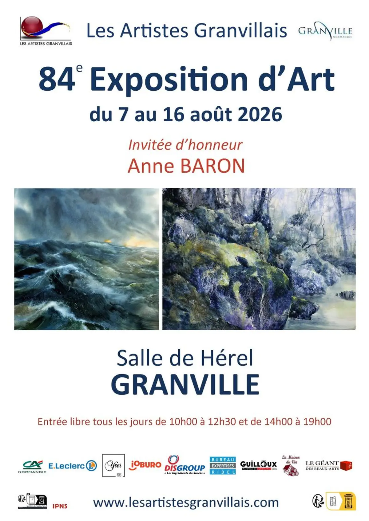 Exposition d'été de l'association les artistes granvillais