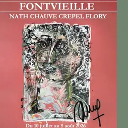 Exposition d'été de Nath Chauve Crepel Flory dans son atelier
