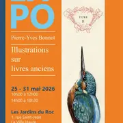 Exposition d'illustrations à la gouache sur papiers anciens