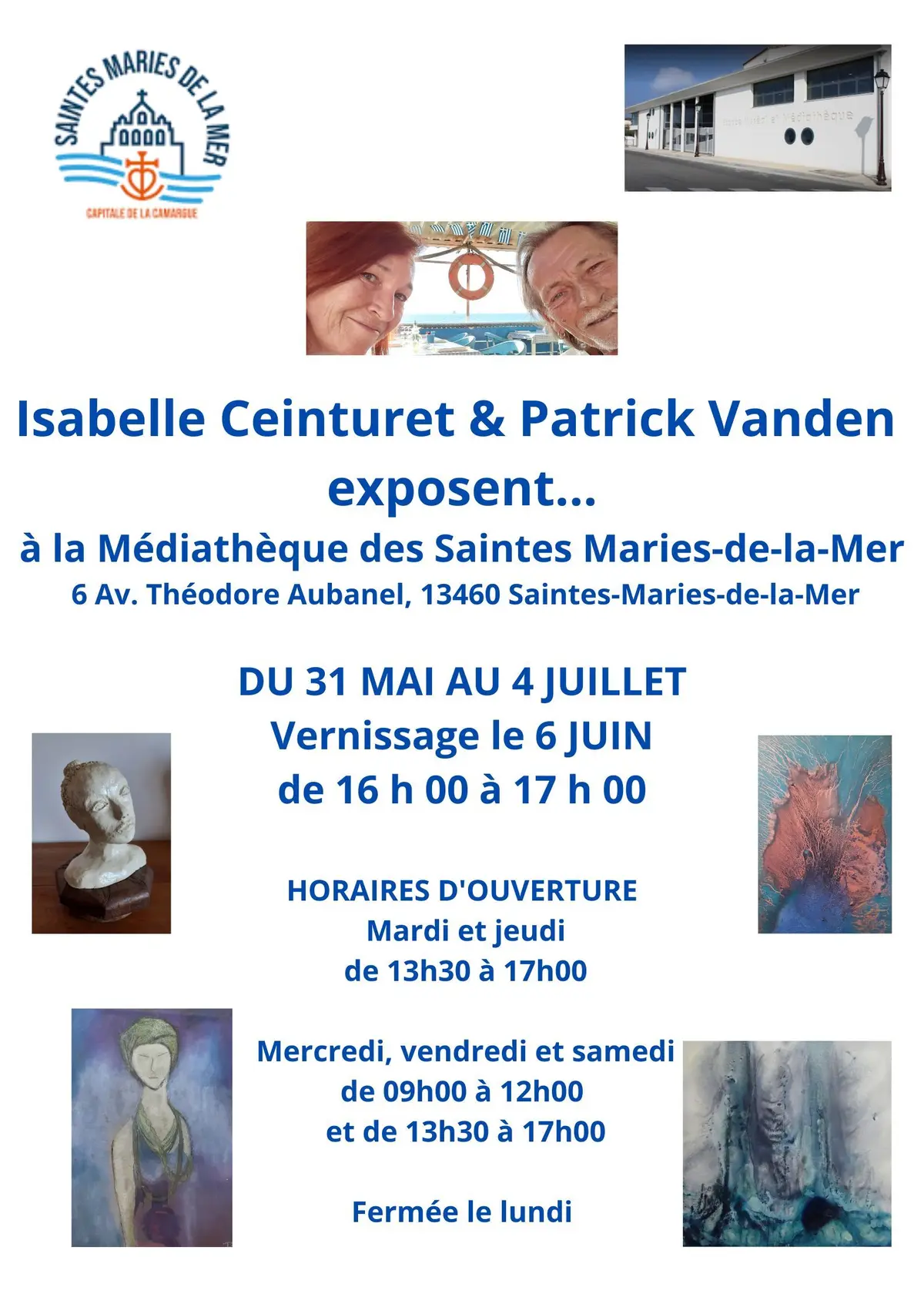 Exposition d'Isabelle Ceinturet et Patrick Vanden