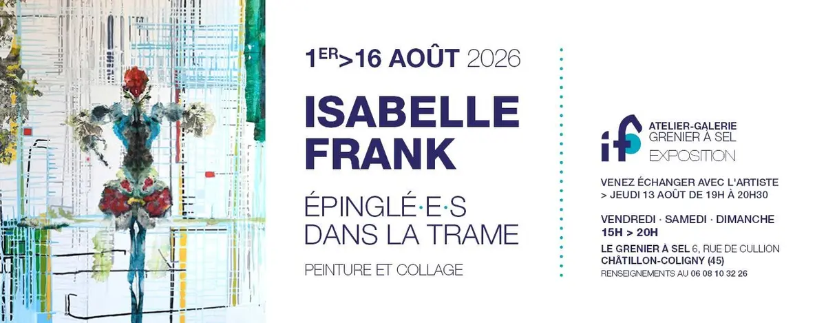 Exposition d'Isabelle Frank :  Epinglé.e.s dans la trame
