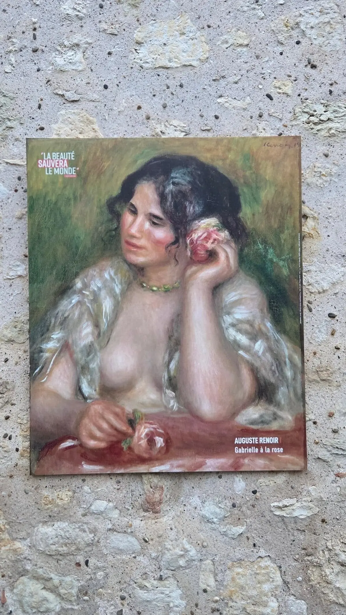Exposition d'œuvres d'art dans les rues : La Beauté sauvera le monde.
