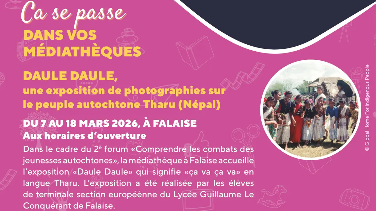 Exposition Daule, daule, peuple Tharu