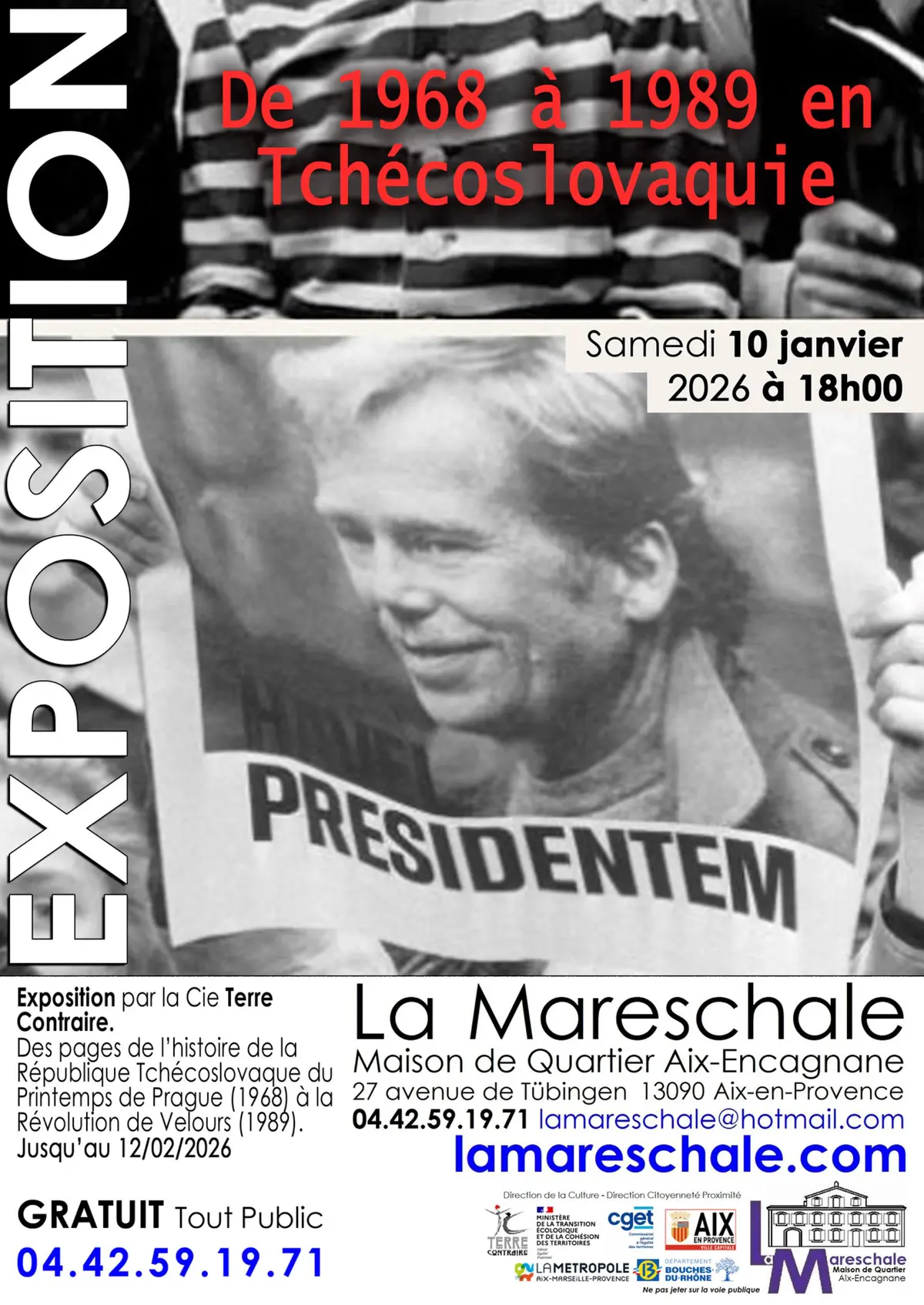 Exposition - De 1968 à 1989 en Tchécoslovaquie