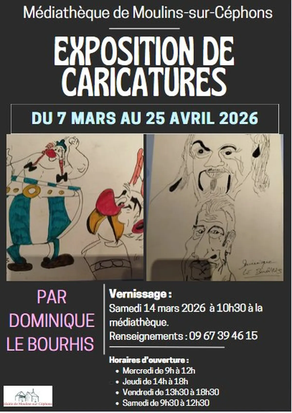 Exposition de caricatures