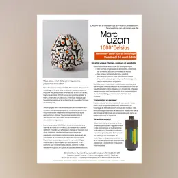 Exposition de céramiques : 1000°Celsius par Marc Uzan
