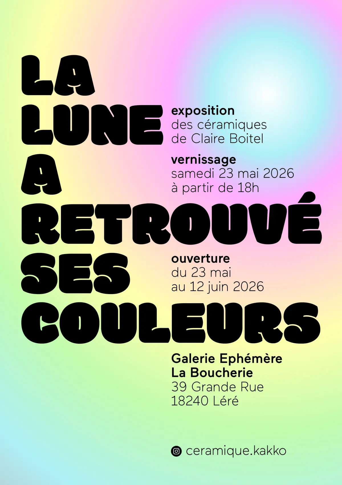 Exposition de céramiques