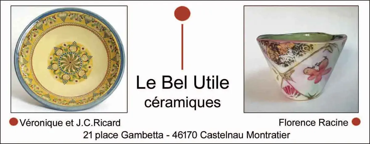 Exposition de céramiques à la galerie Le Bel Utile