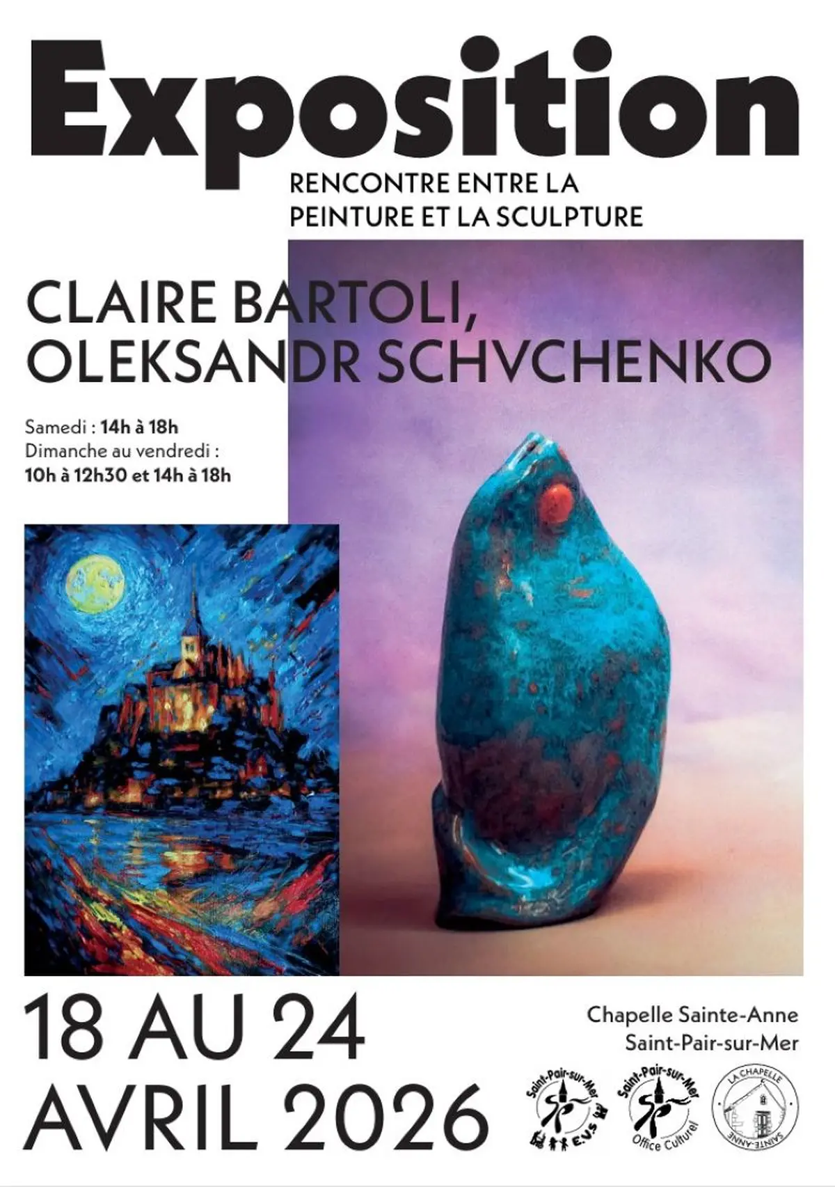 Exposition de Claire BARTOLI & Oleksandr SCHVCHENKO
