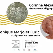 Exposition de Corinne Alexandre et Monique Marjolet Furic au 36 Quai des Arts