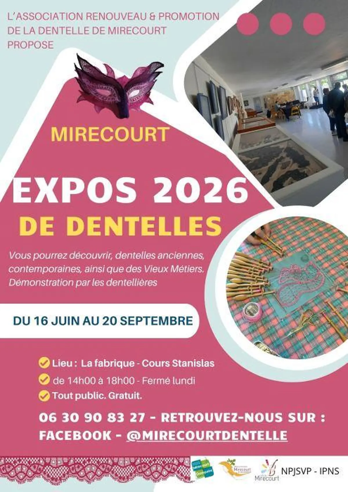 Exposition de dentelles