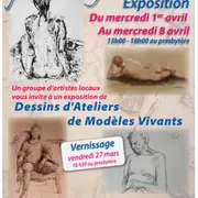 Exposition de dessins d'ateliers de modèles vivants