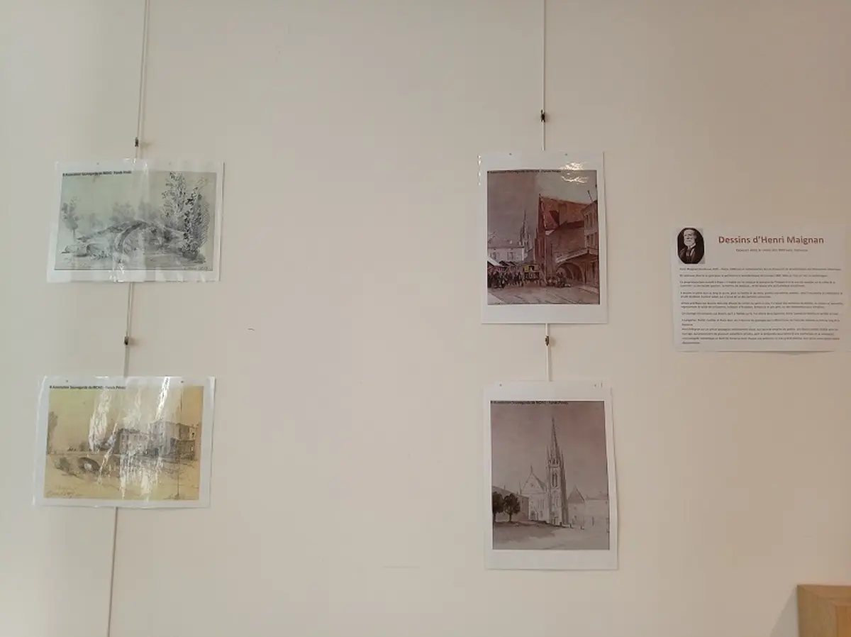 Exposition de dessins d'Henri Maignan