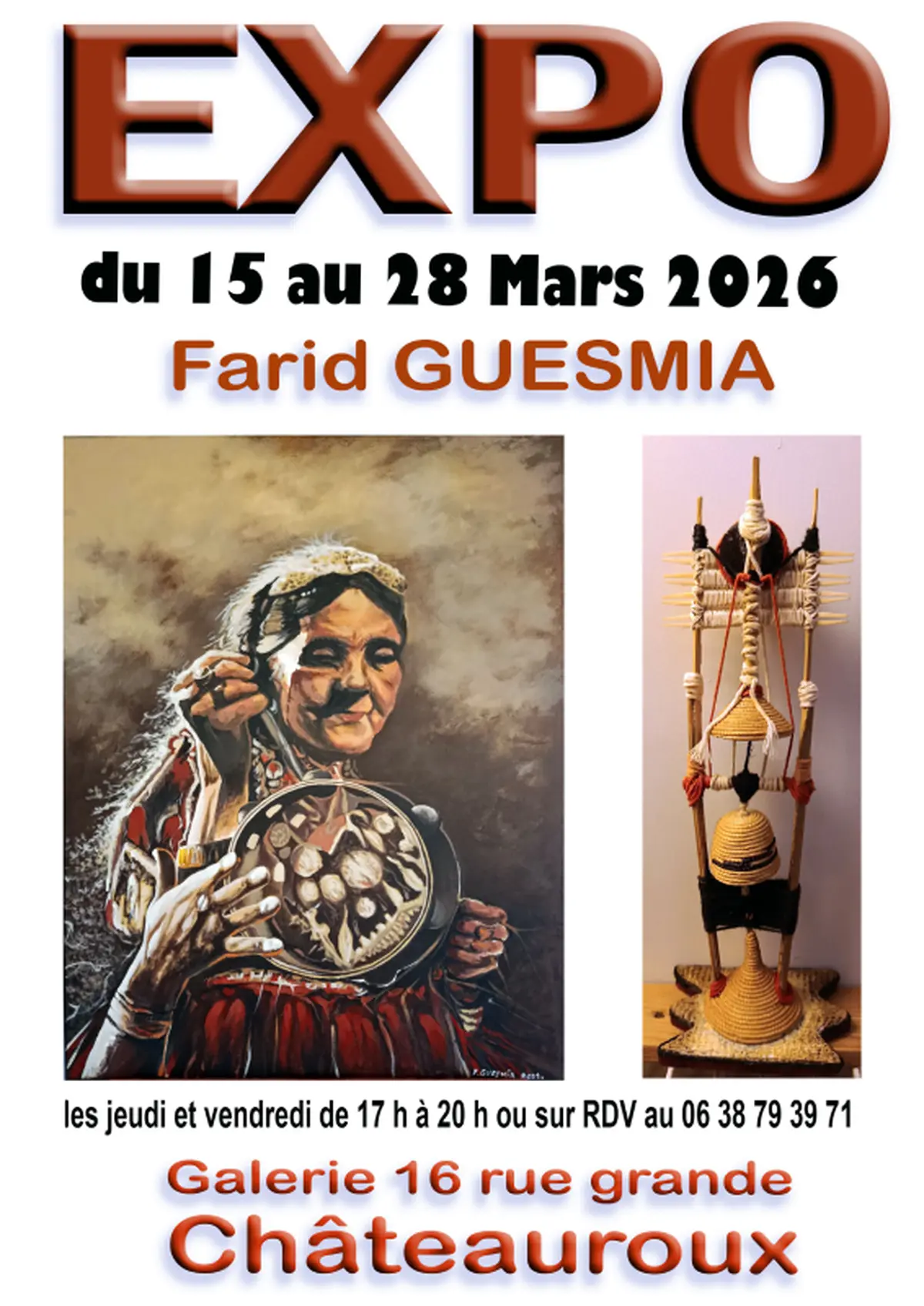 Exposition de Farid Guesmia