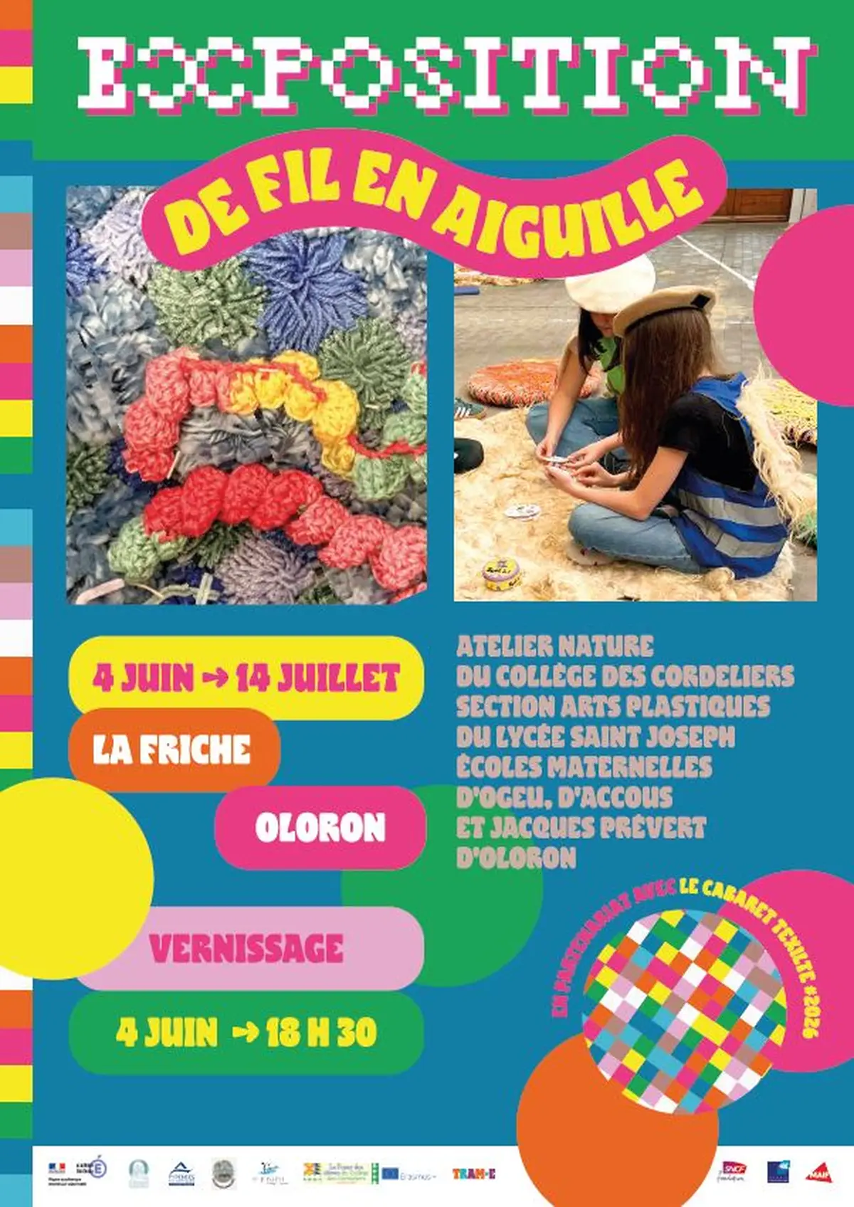 Exposition de fin en aiguille