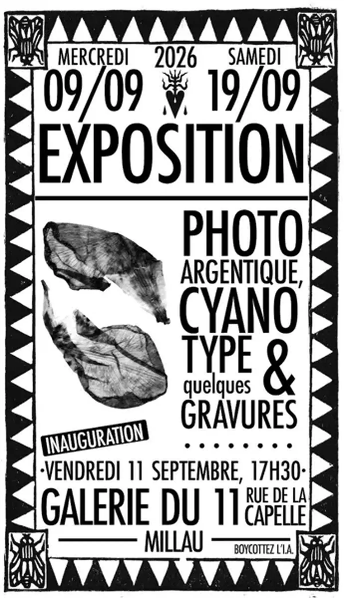 Exposition de Fiona Martin - Galerie du 11 rue de la Capelle
