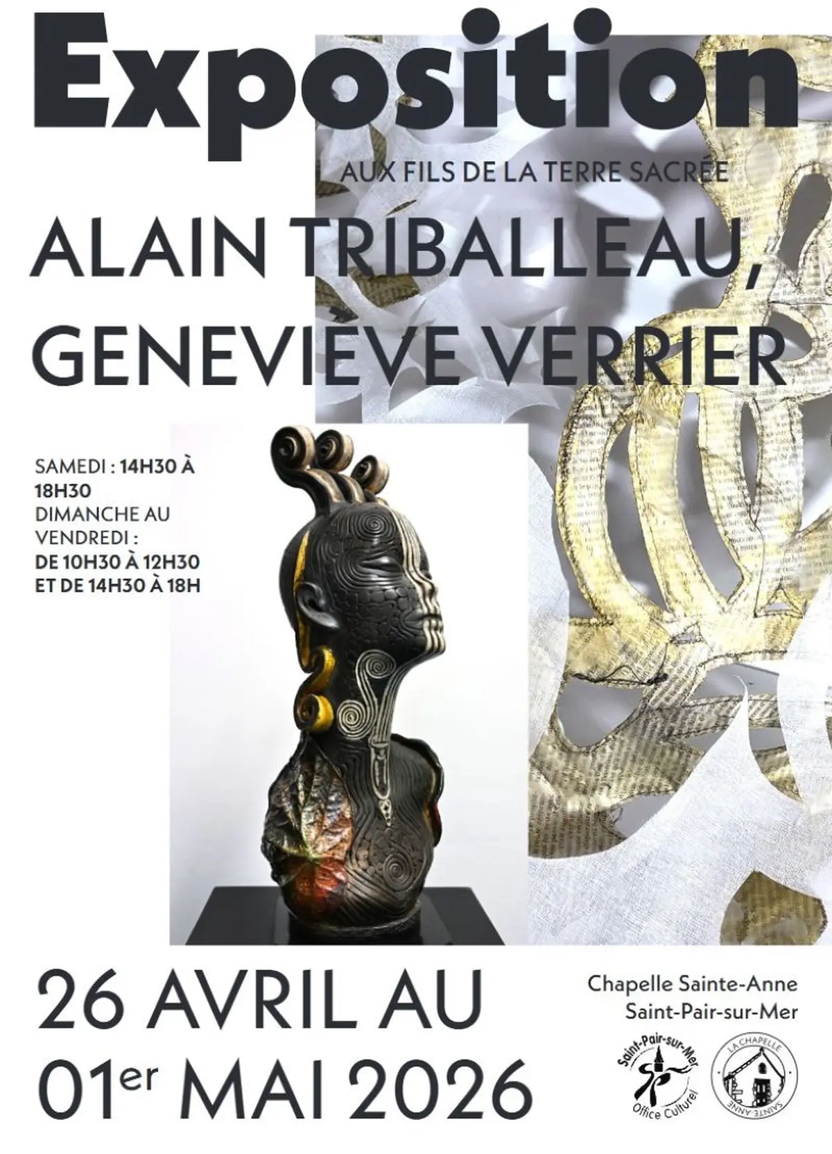Exposition de Geneviève VERRIER & Alain TRIBALLEAU