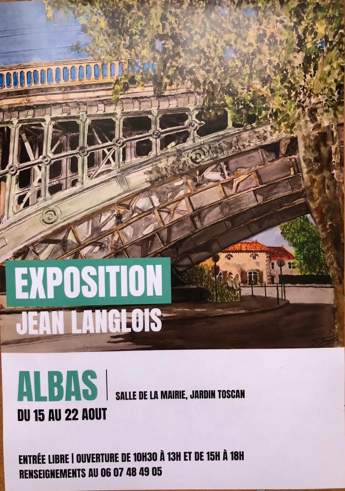 Exposition de Jean Langlois