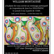 Exposition de Jean-Luc Hugonenc à l'atelier-galerie William Montaudié