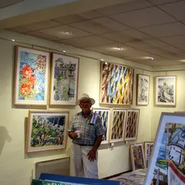 Exposition de l'artiste Bruno Rigal