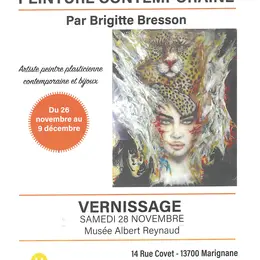 Exposition de l'artiste peintre plasticienne Brigitte Bresson