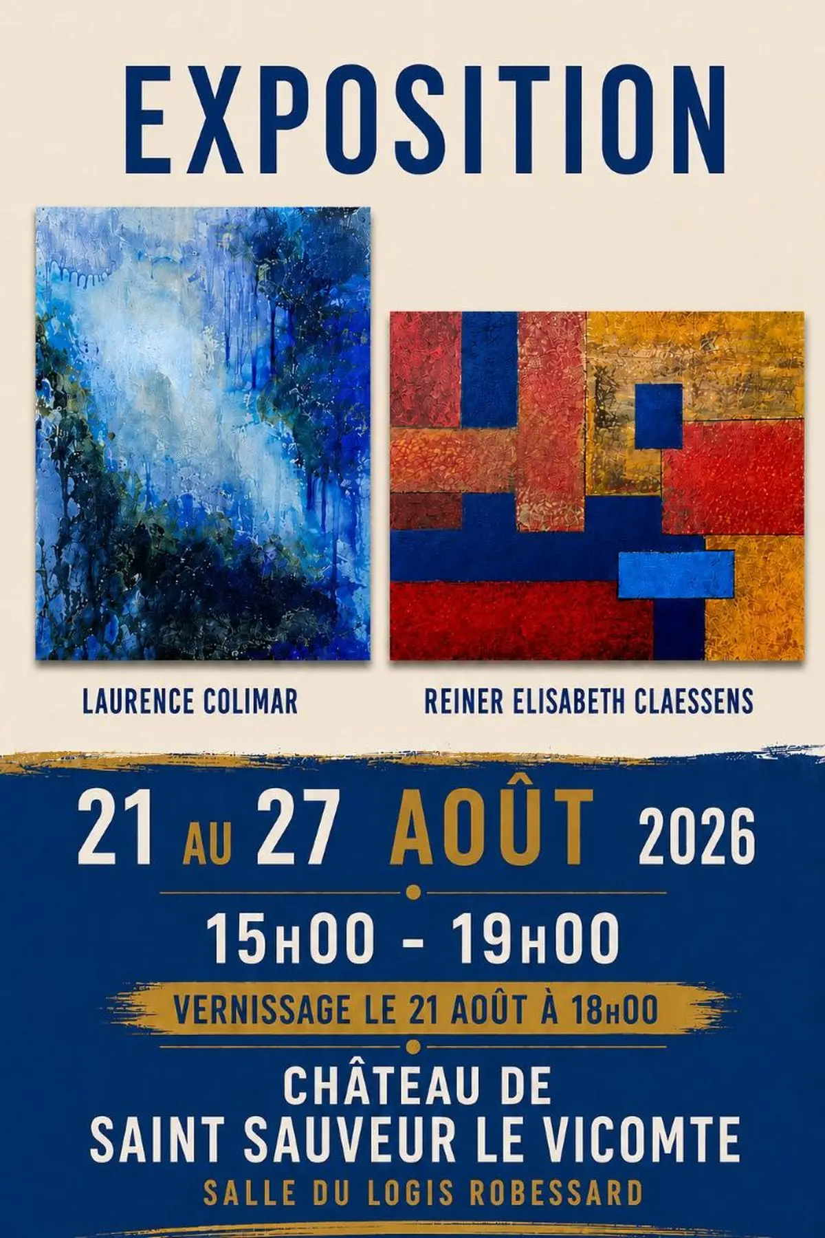 Exposition de Laurence Colimar et Reiner Claessens